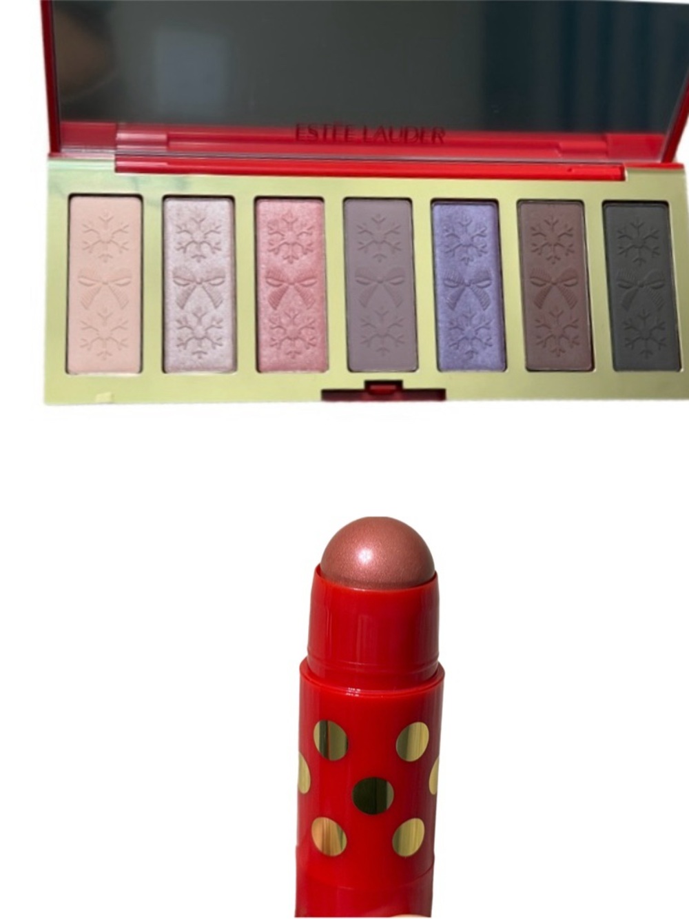 Estee Lauder Limited Edition Rose Gold Blush Stick And Cool Tones Palette